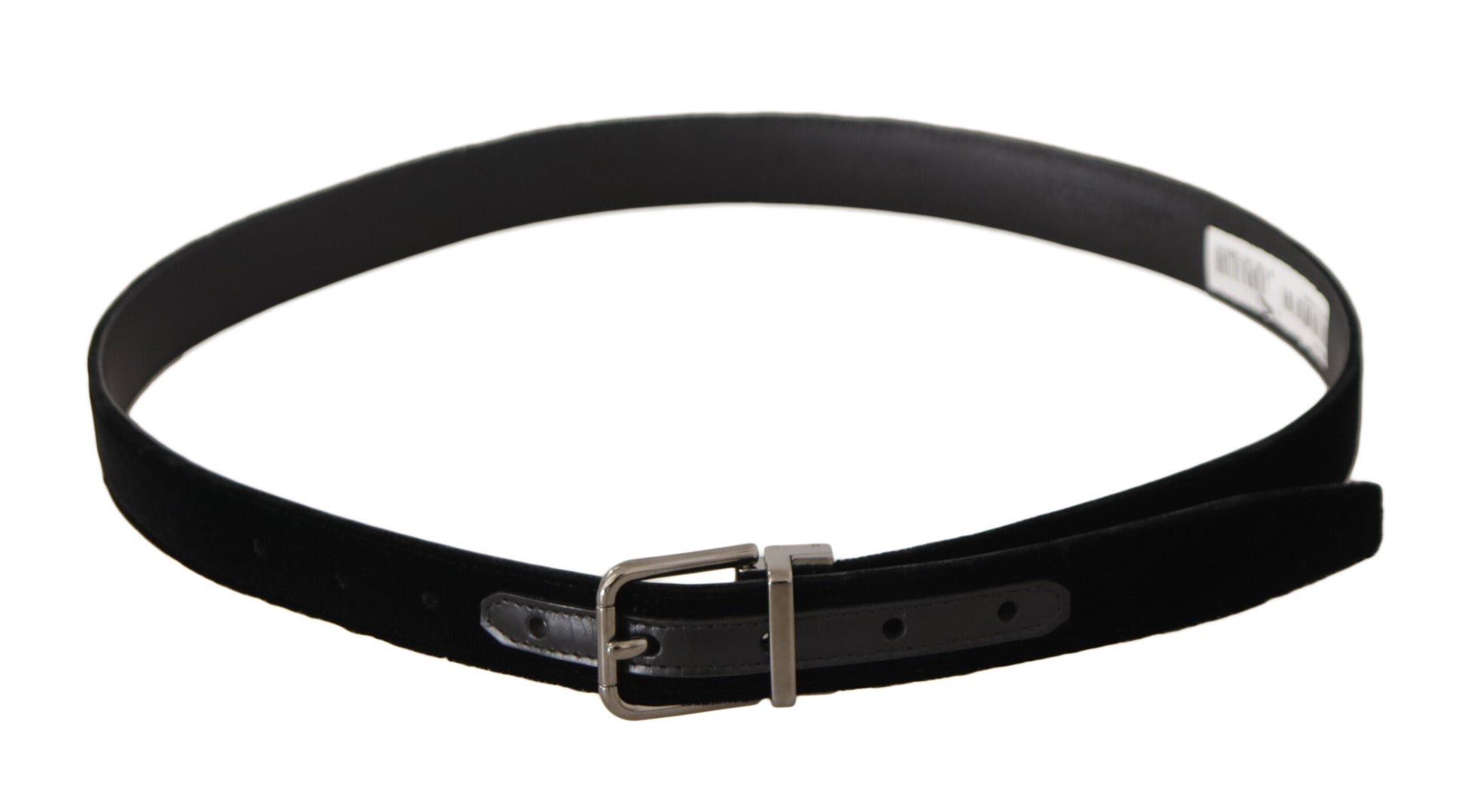 Dolce & Gabbana Elegant Velvet Designer Belt - KALAJ