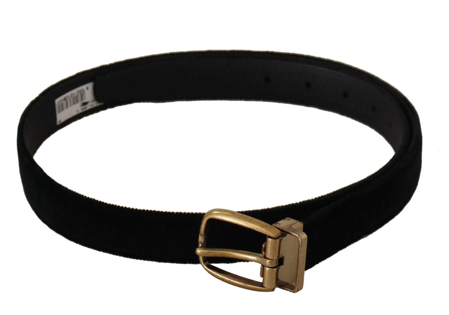 Dolce & Gabbana Chic Velvet Elegance Belt - KALAJ