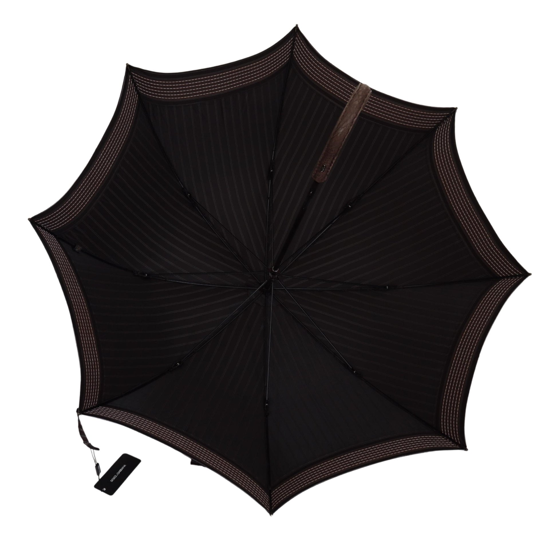 Dolce & Gabbana Elegant Striped Classic Umbrella - KALAJ