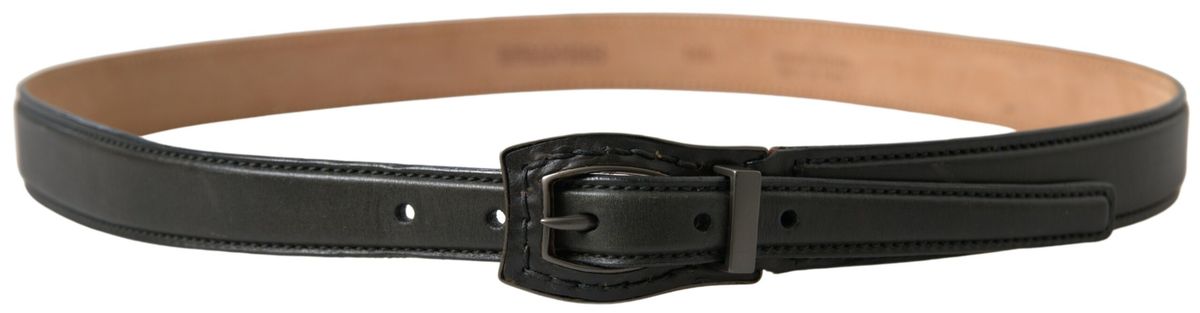 Ermanno Scervino Exquisite Italian Leather Belt with Metal Buckle - KALAJ