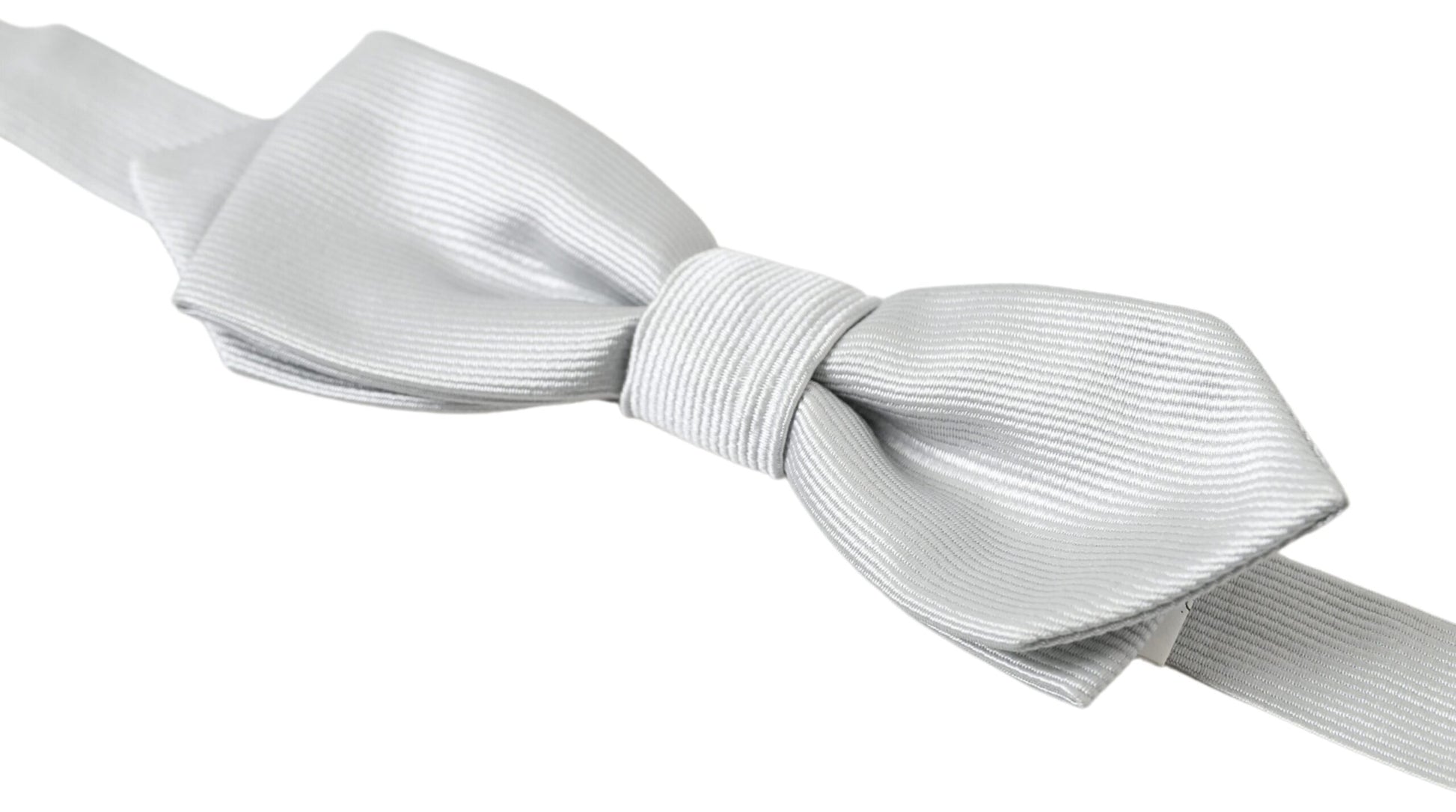 Dolce & Gabbana Elegant Silk Bow Tie in Grey - KALAJ