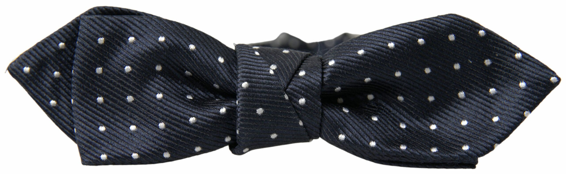 Dolce & Gabbana Elegant Blue Silk Bow Tie - KALAJ