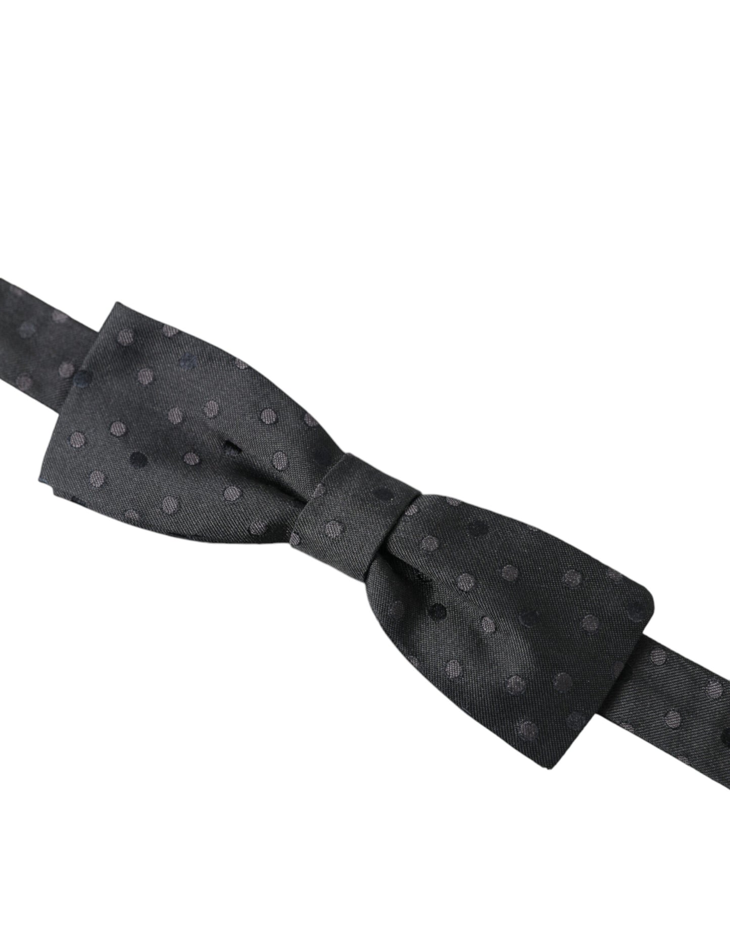 Dolce & Gabbana Opulent Silk Polka Dot Bow Tie for Men - KALAJ