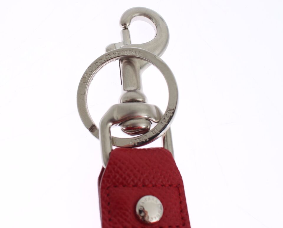 Dolce & Gabbana Multicolor Sicily Raffia Leather Keychain - KALAJ