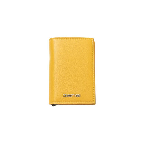 Cerruti 1881 Yellow Calf Leather Men Wallet - KALAJ