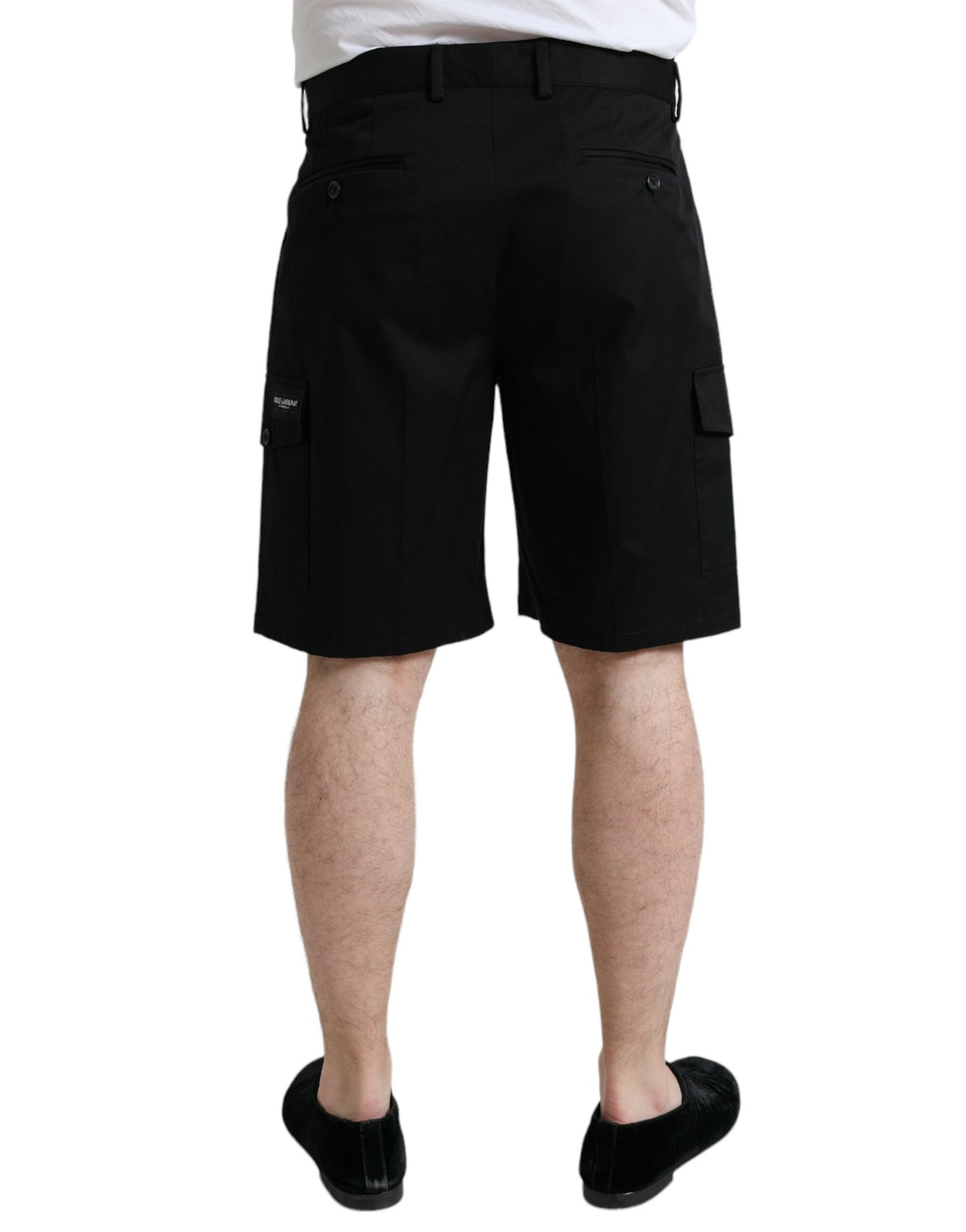 Dolce & Gabbana Sleek Designer Bermuda Cargo Shorts