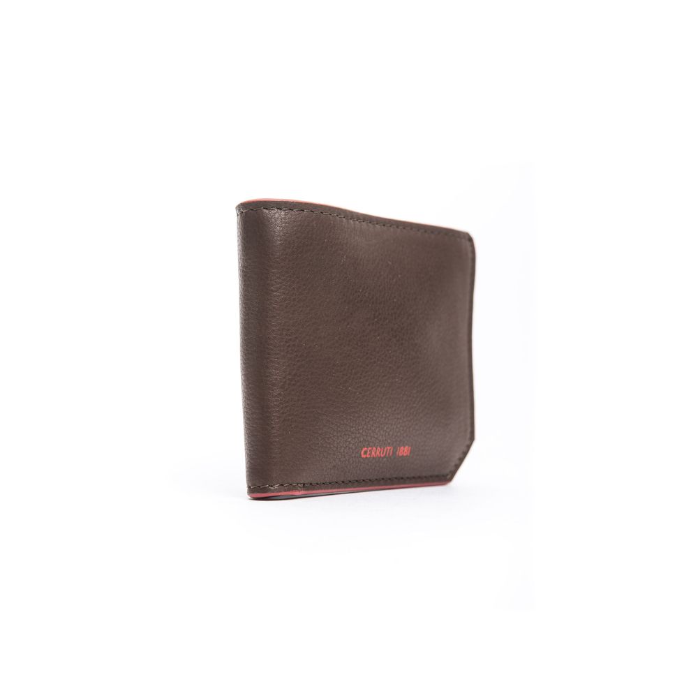 Cerruti 1881 Brown Calf Leather Men Wallet - KALAJ