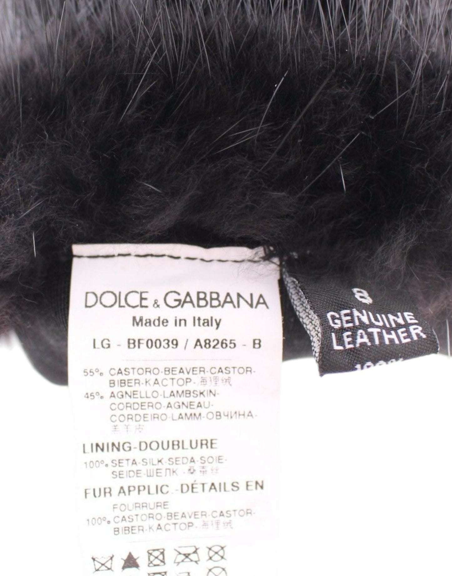 Dolce & Gabbana Elegant Elbow Length Leather Gloves - KALAJ