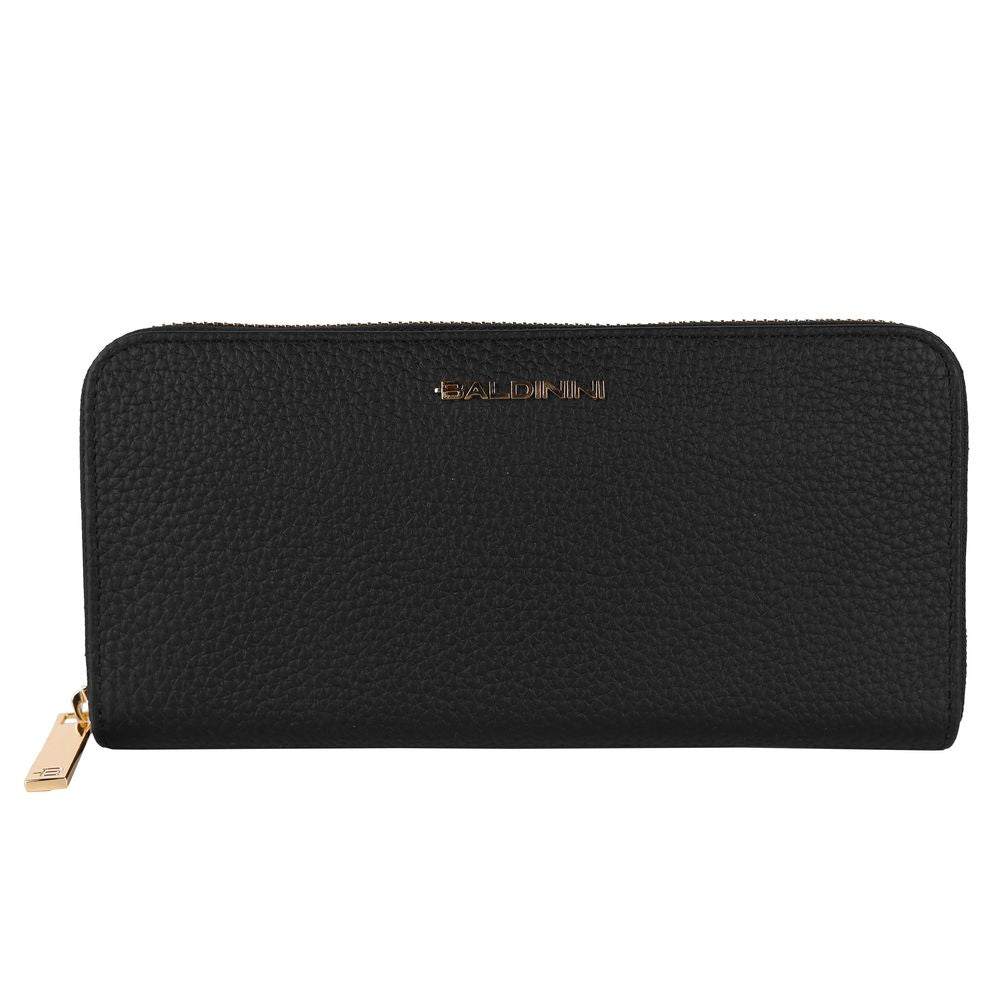 Baldinini Trend Elegant Leather Zip Wallet - Timeless Accessory - KALAJ