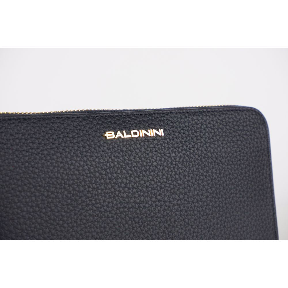 Baldinini Trend Elegant Leather Zip Wallet - Timeless Accessory - KALAJ