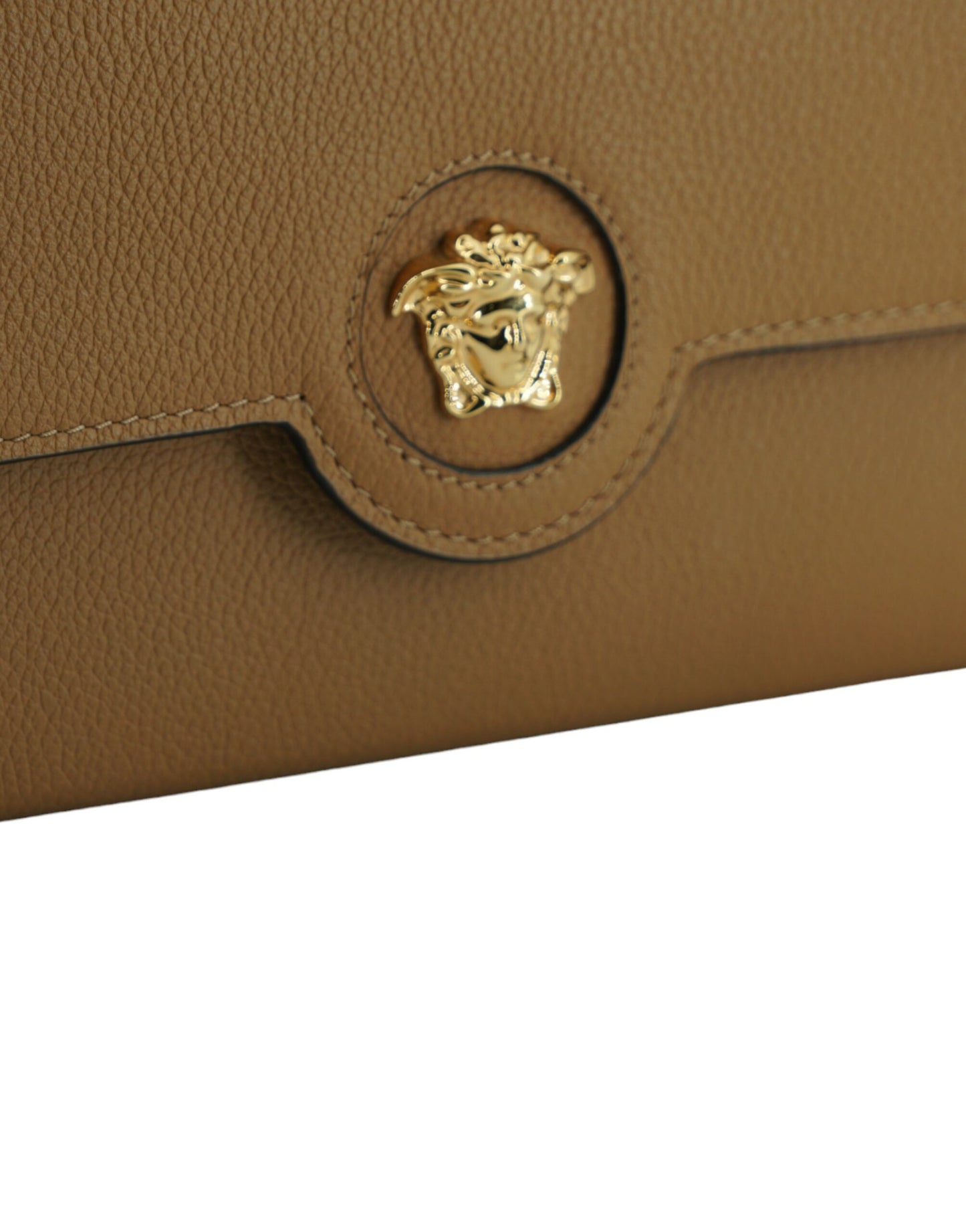 Versace Elegant Calf Leather Wallet with Medusa Logo - KALAJ