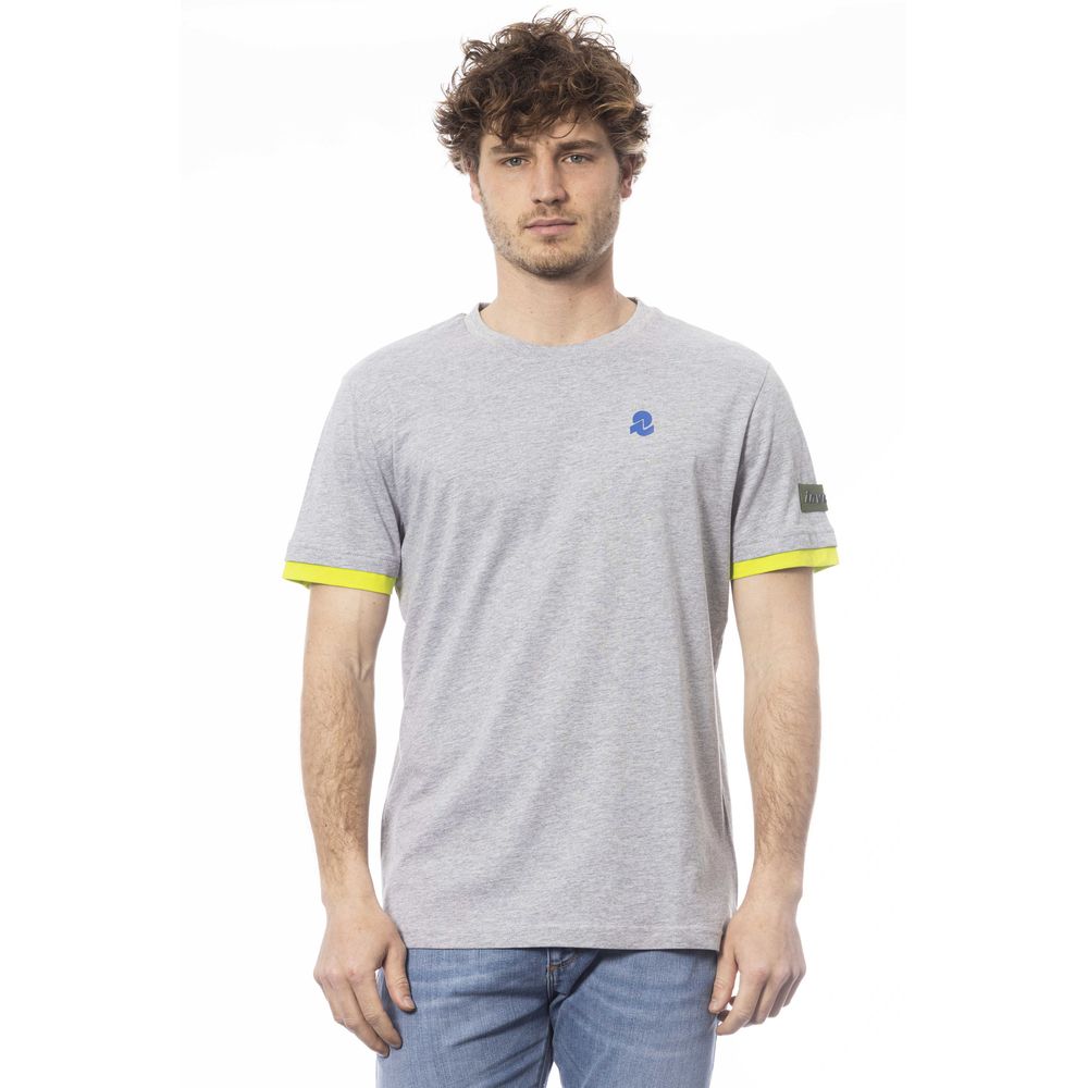 Invicta Gray Cotton T-Shirt