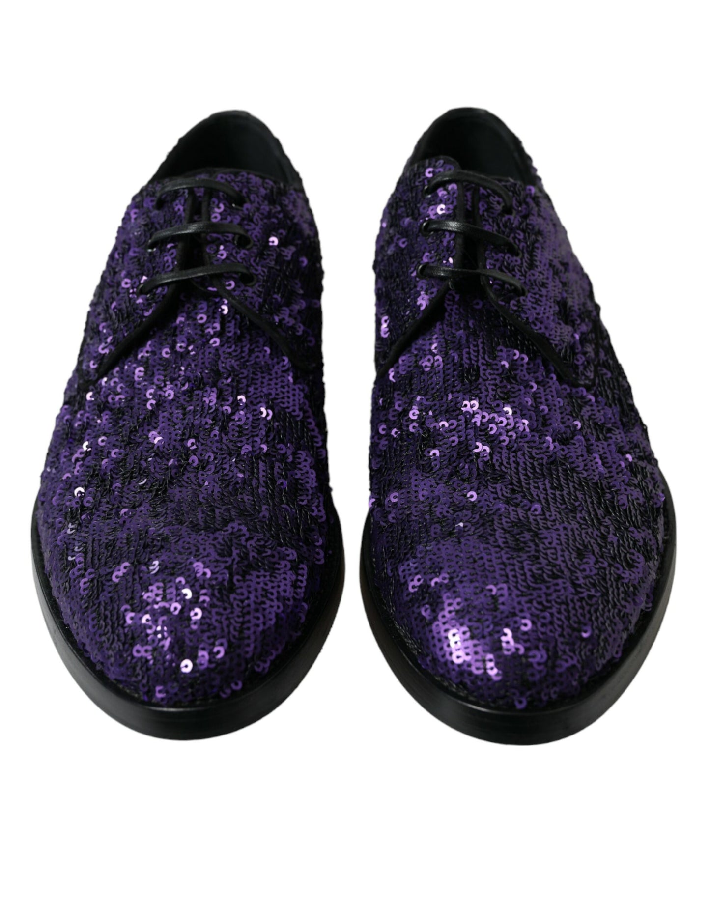 Dolce & Gabbana Elegant Sequined Oxford Dress Shoes