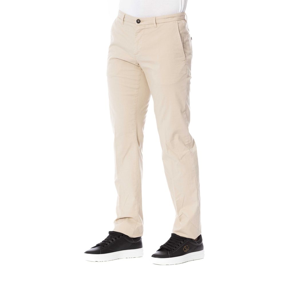 Trussardi Beige Cotton Men's Trouser