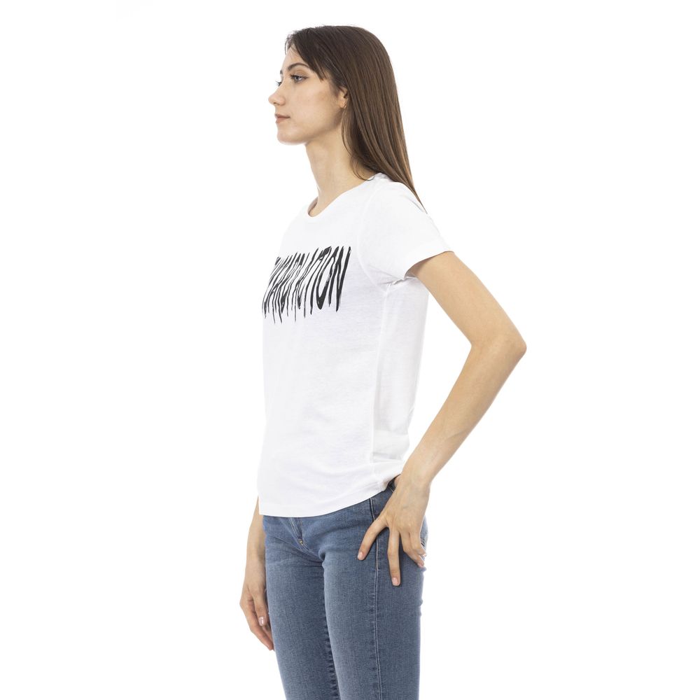 Trussardi Action White Cotton T-Shirt