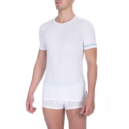 Bikkembergs White Cotton Men's T-Shirt