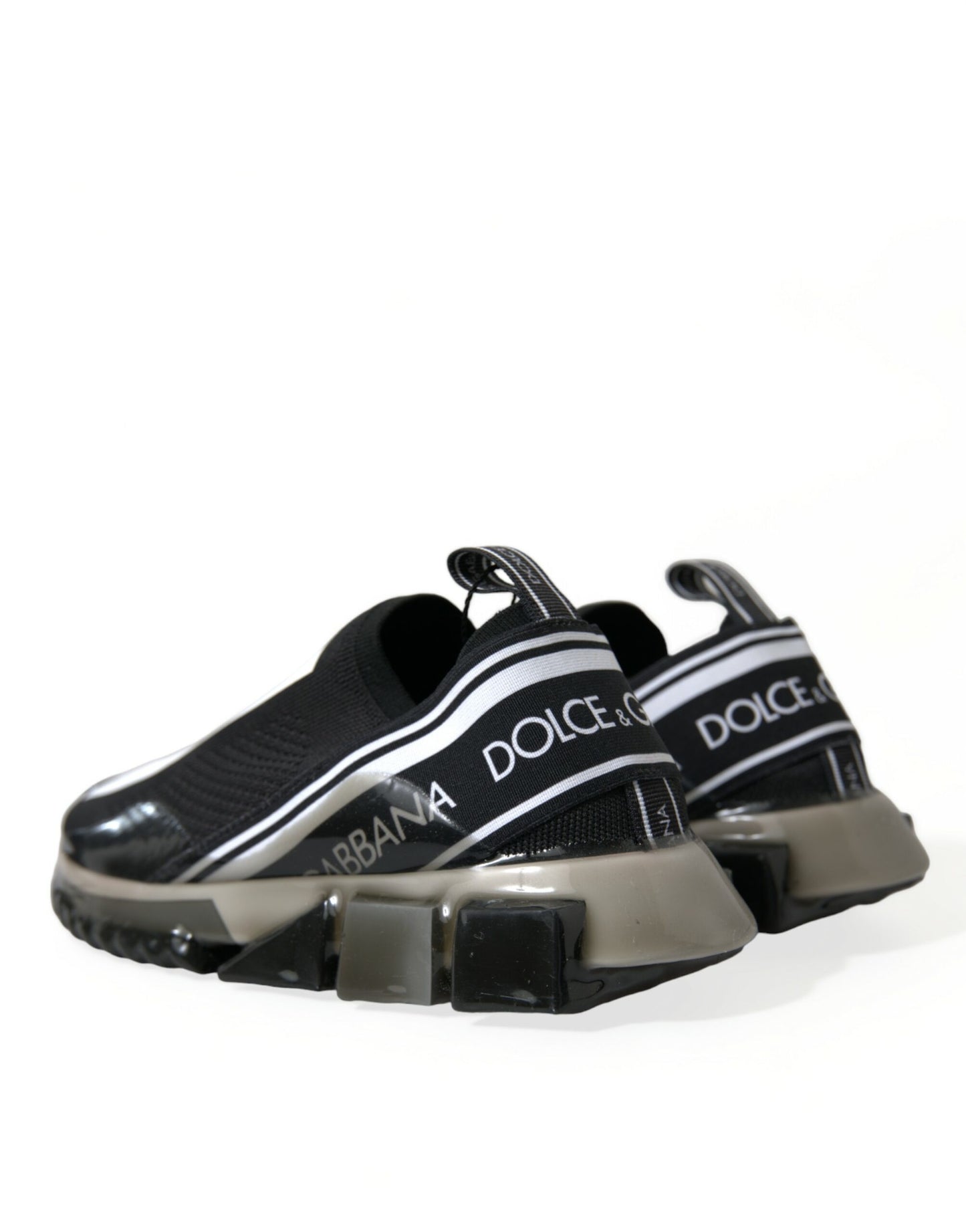 Dolce & Gabbana Elegant Black & White Sorrento Sneakers