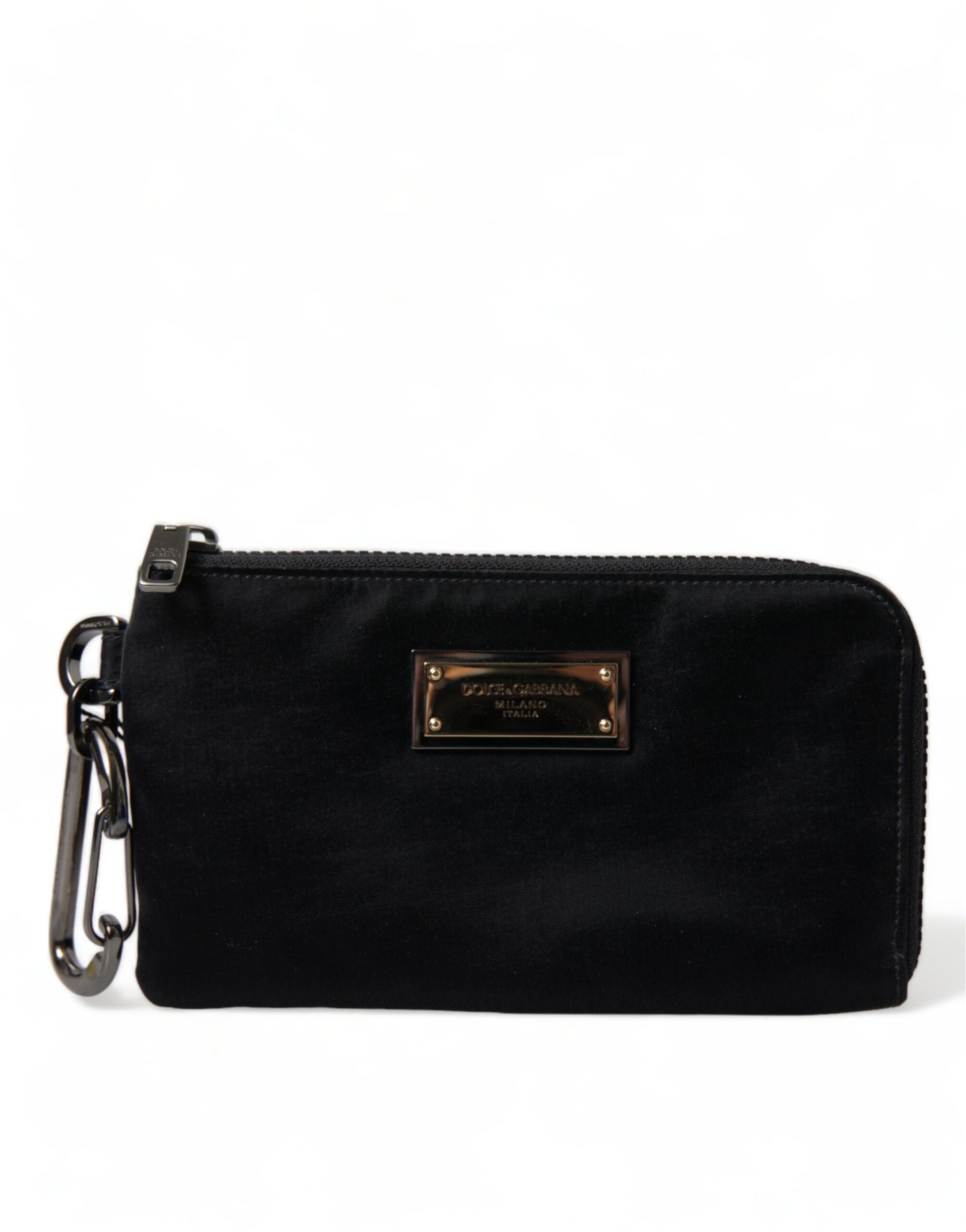 Dolce & Gabbana Chic Nylon-Leather Designer Pouch - KALAJ