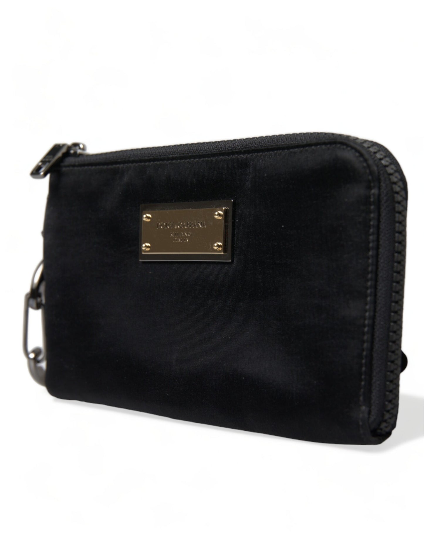 Dolce & Gabbana Chic Nylon-Leather Designer Pouch - KALAJ