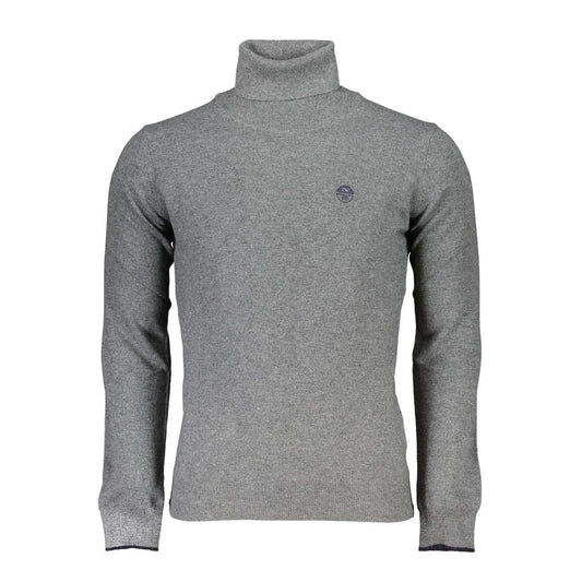 North Sails Gray Polyamide Men Sweater