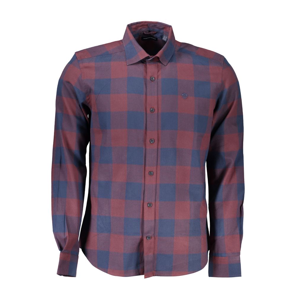 North Sails Red Cotton Men Shirt