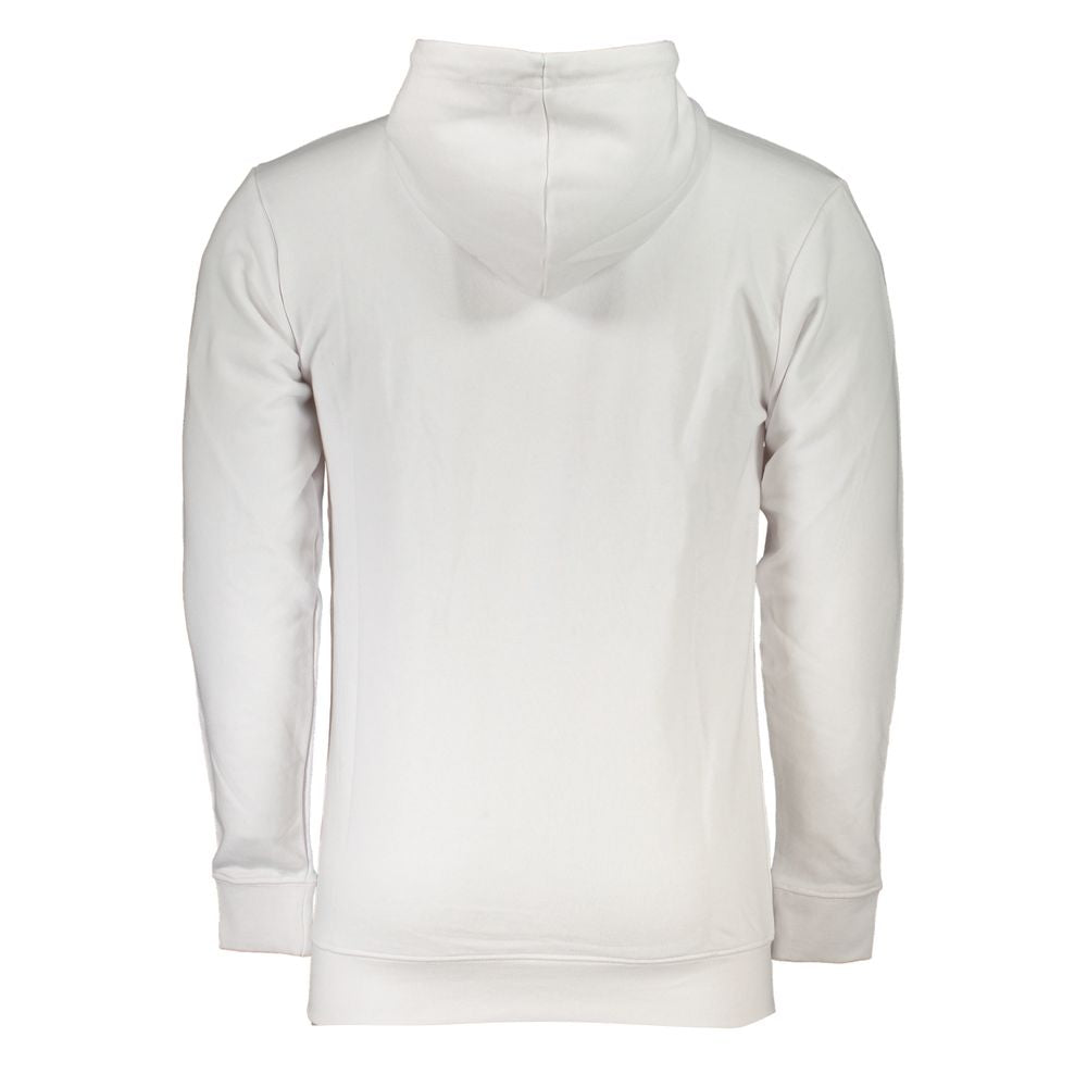 Cavalli Class White Cotton Men Sweater