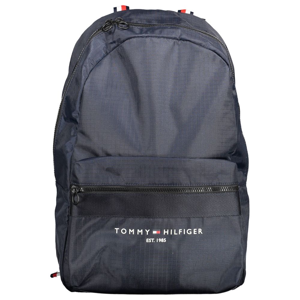 Tommy Hilfiger Blue Polyester Men Backpack - KALAJ