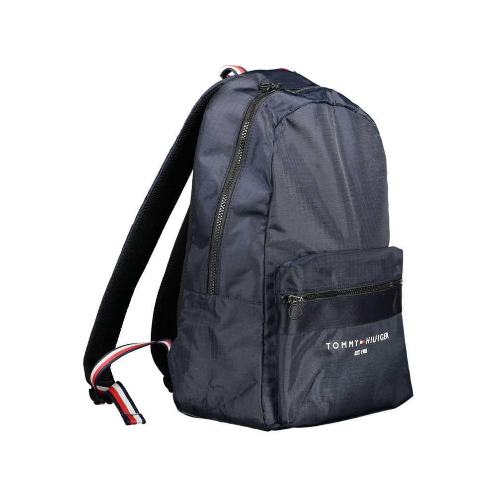 Tommy Hilfiger Blue Polyester Men Backpack - KALAJ