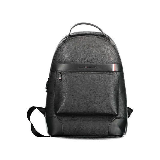 Tommy Hilfiger Black Polyethylene Men Backpack - KALAJ