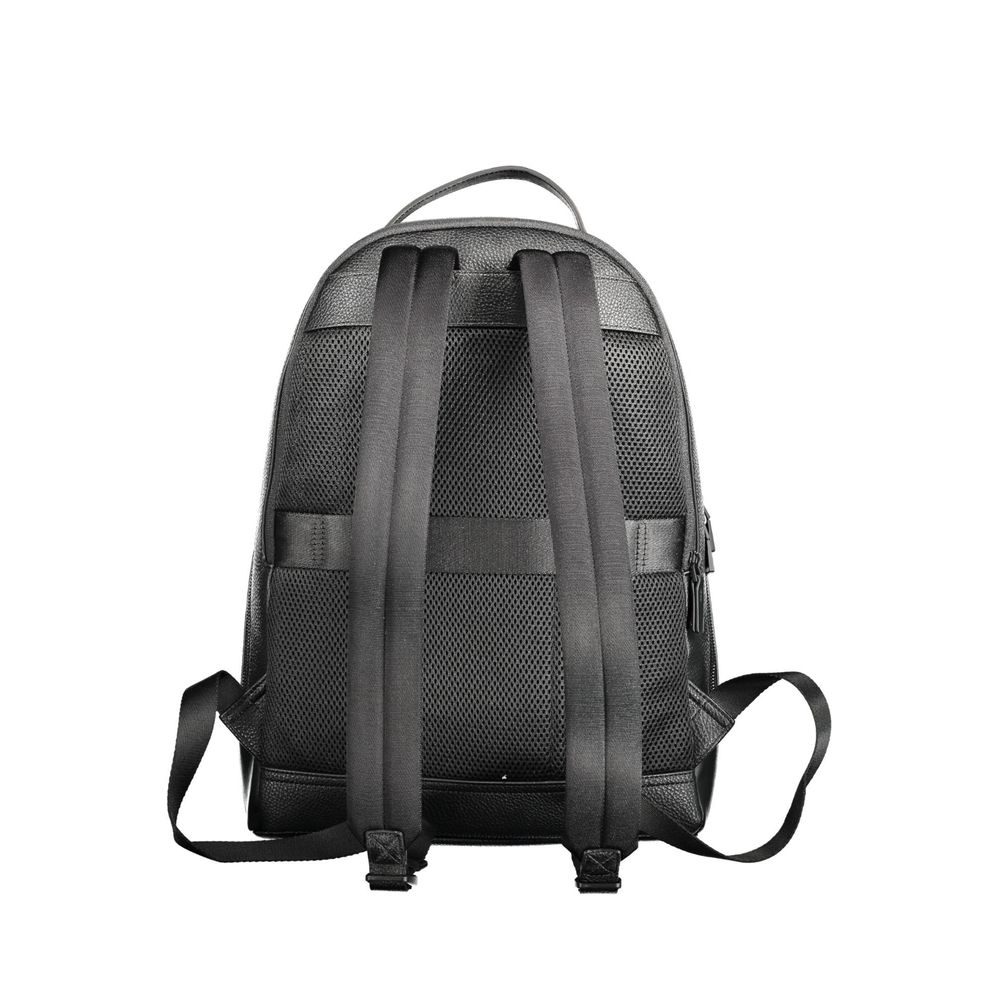 Tommy Hilfiger Black Polyethylene Men Backpack - KALAJ