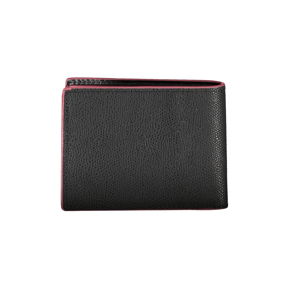 Tommy Hilfiger Elegant Leather Bifold Wallet with Contrast Accents