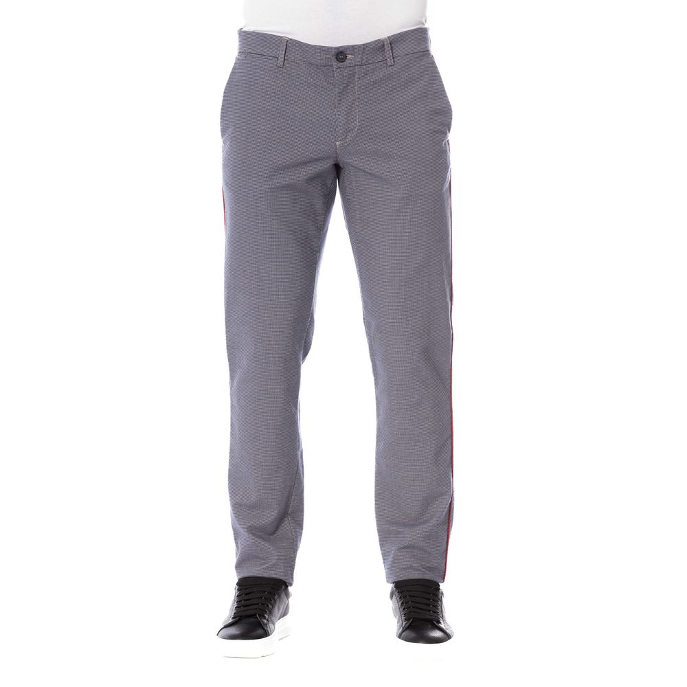 Trussardi Jeans Blue Cotton Pant
