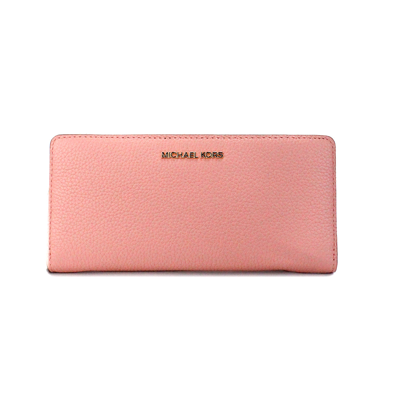 Michael Kors Jet Set Travel Large Primrose Leather Continental Wristlet Wallet - KALAJ