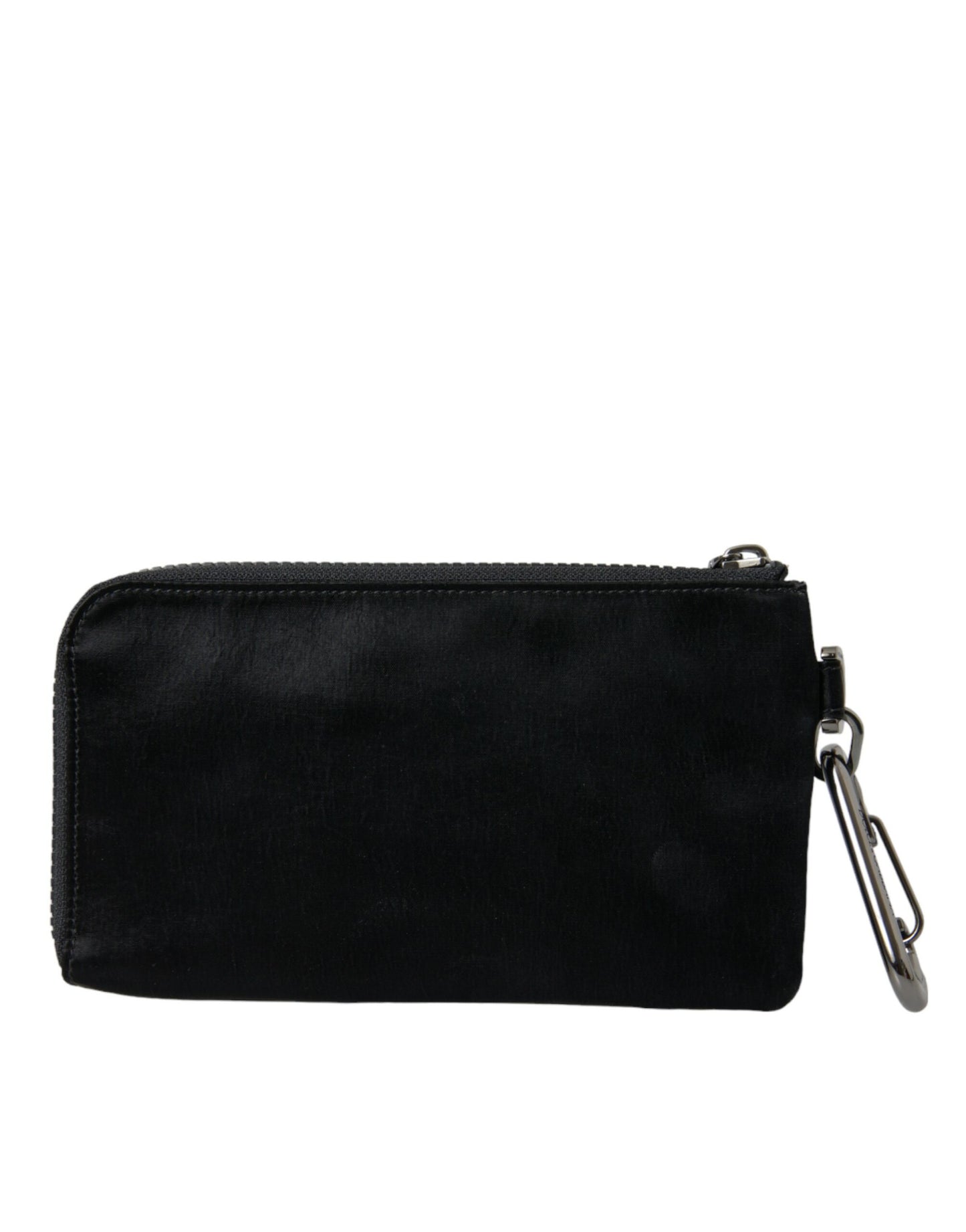 Dolce & Gabbana Sleek Designer Nylon-Leather Pouch in Black - KALAJ