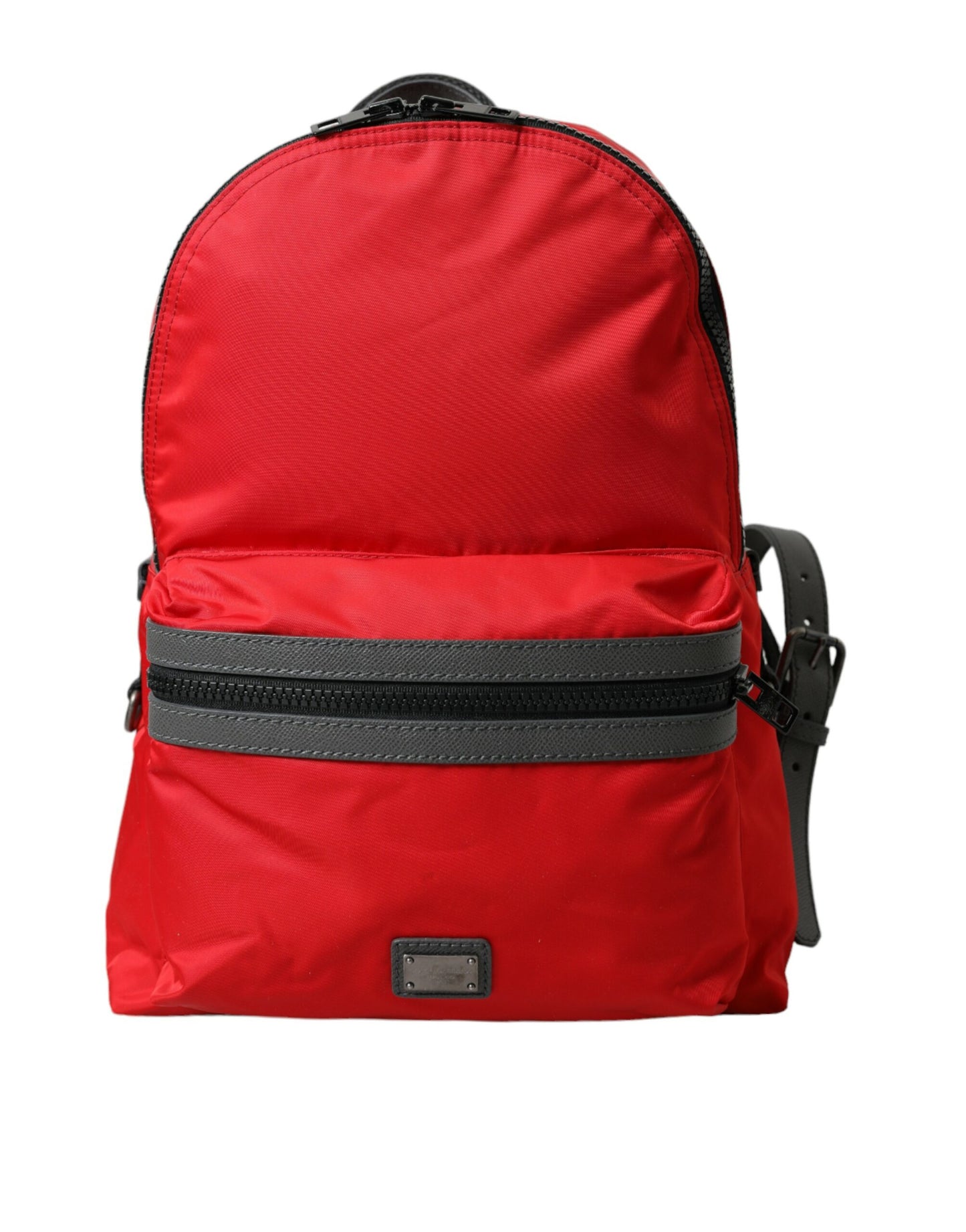 Dolce & Gabbana Elegant Red Nylon-Leather Backpack - KALAJ