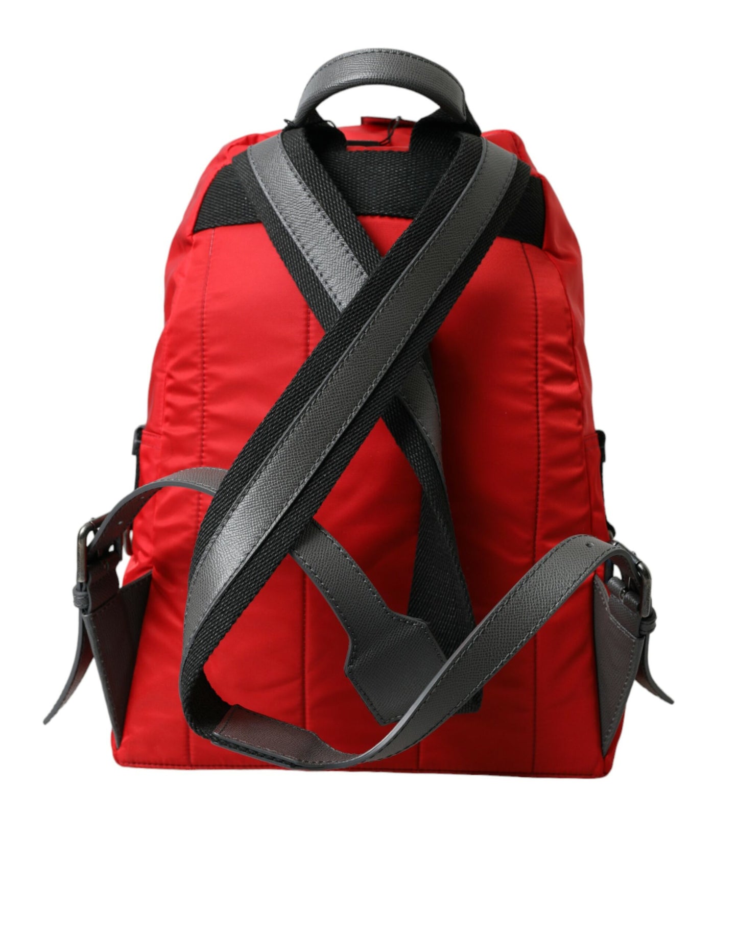 Dolce & Gabbana Elegant Red Nylon-Leather Backpack - KALAJ