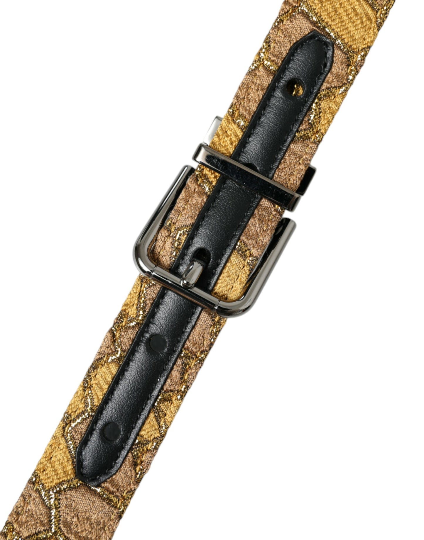 Dolce & Gabbana Elegant Gold Leather Belt - KALAJ