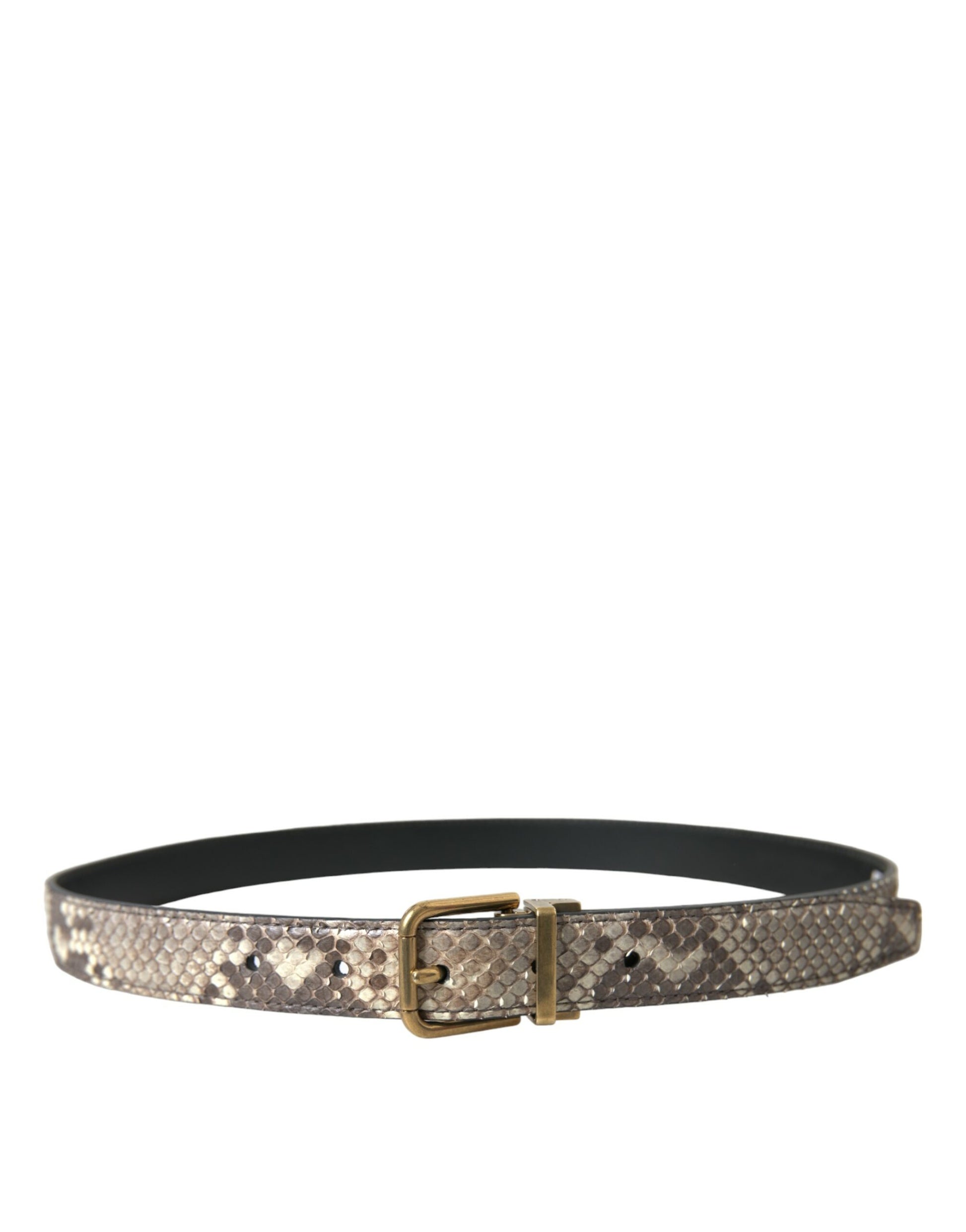 Dolce & Gabbana Elegant Italian Leather Belt - KALAJ