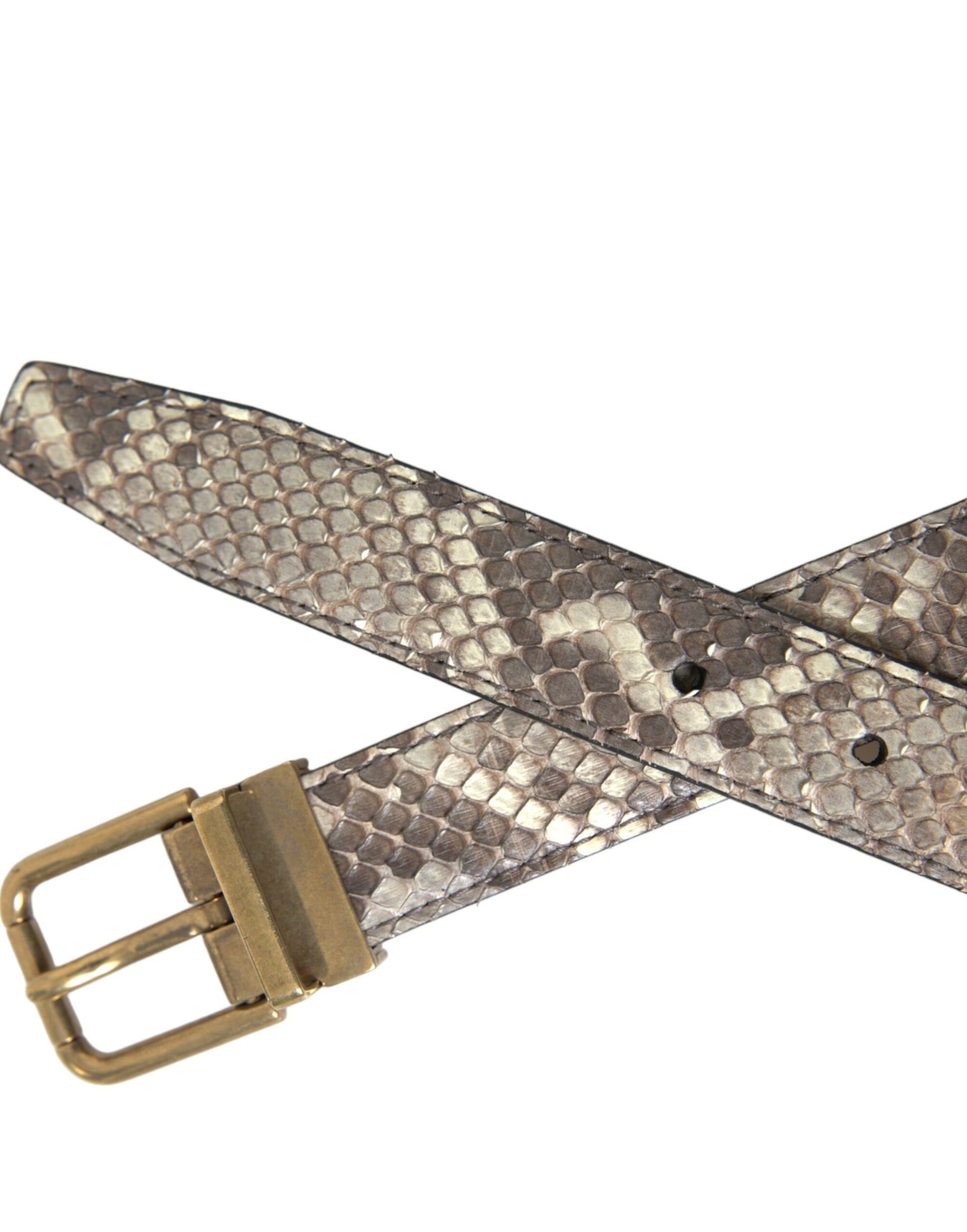 Dolce & Gabbana Elegant Italian Leather Belt - KALAJ