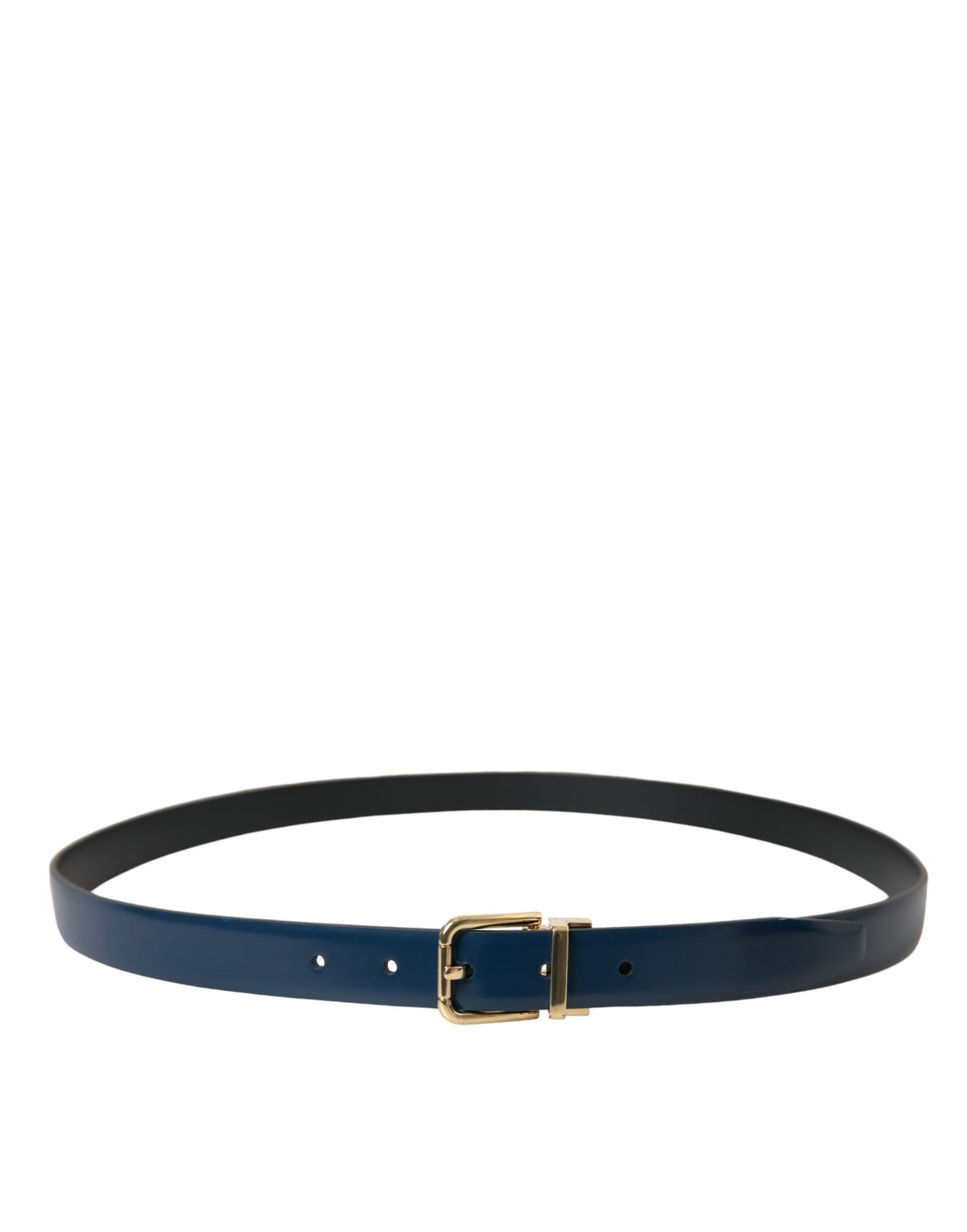 Dolce & Gabbana Elegant Blue Calf Leather Belt - KALAJ