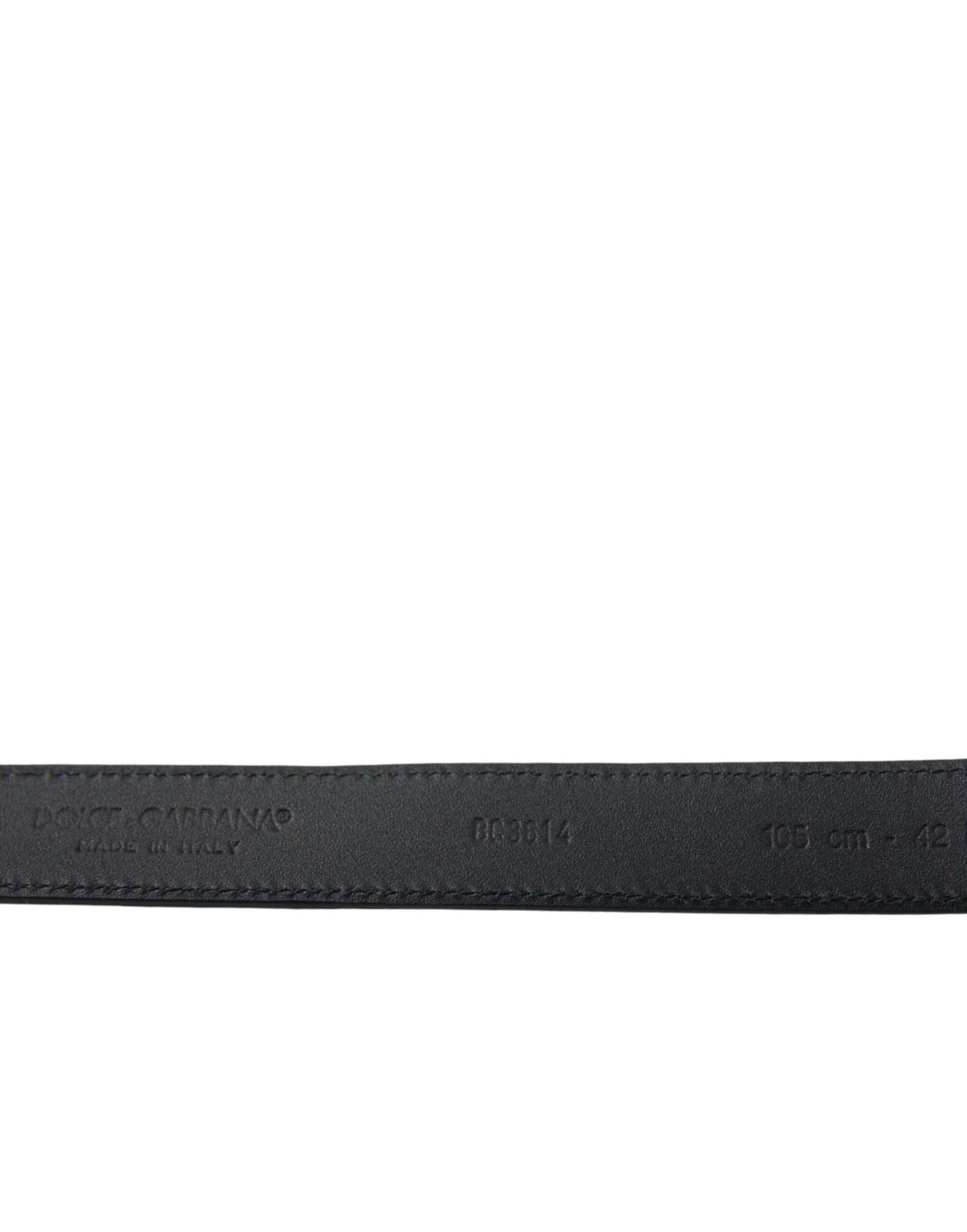 Dolce & Gabbana Elegant Suede Calf Leather Belt - KALAJ