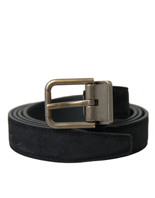 Dolce & Gabbana Elegant Suede Calf Leather Belt - KALAJ