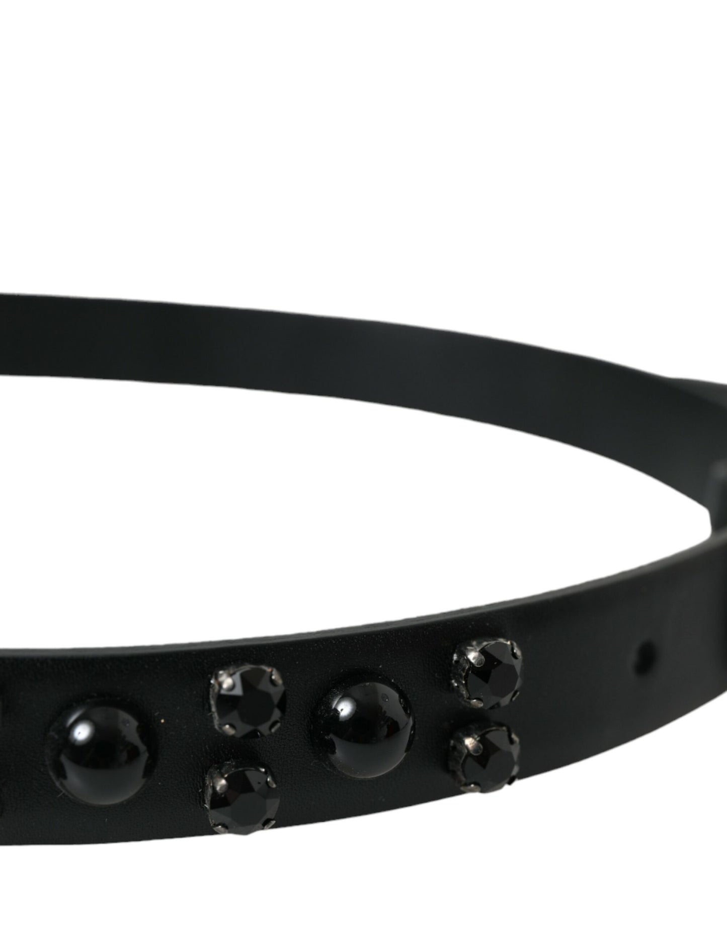 Dolce & Gabbana Engraved Logo Leather Waist Belt - KALAJ