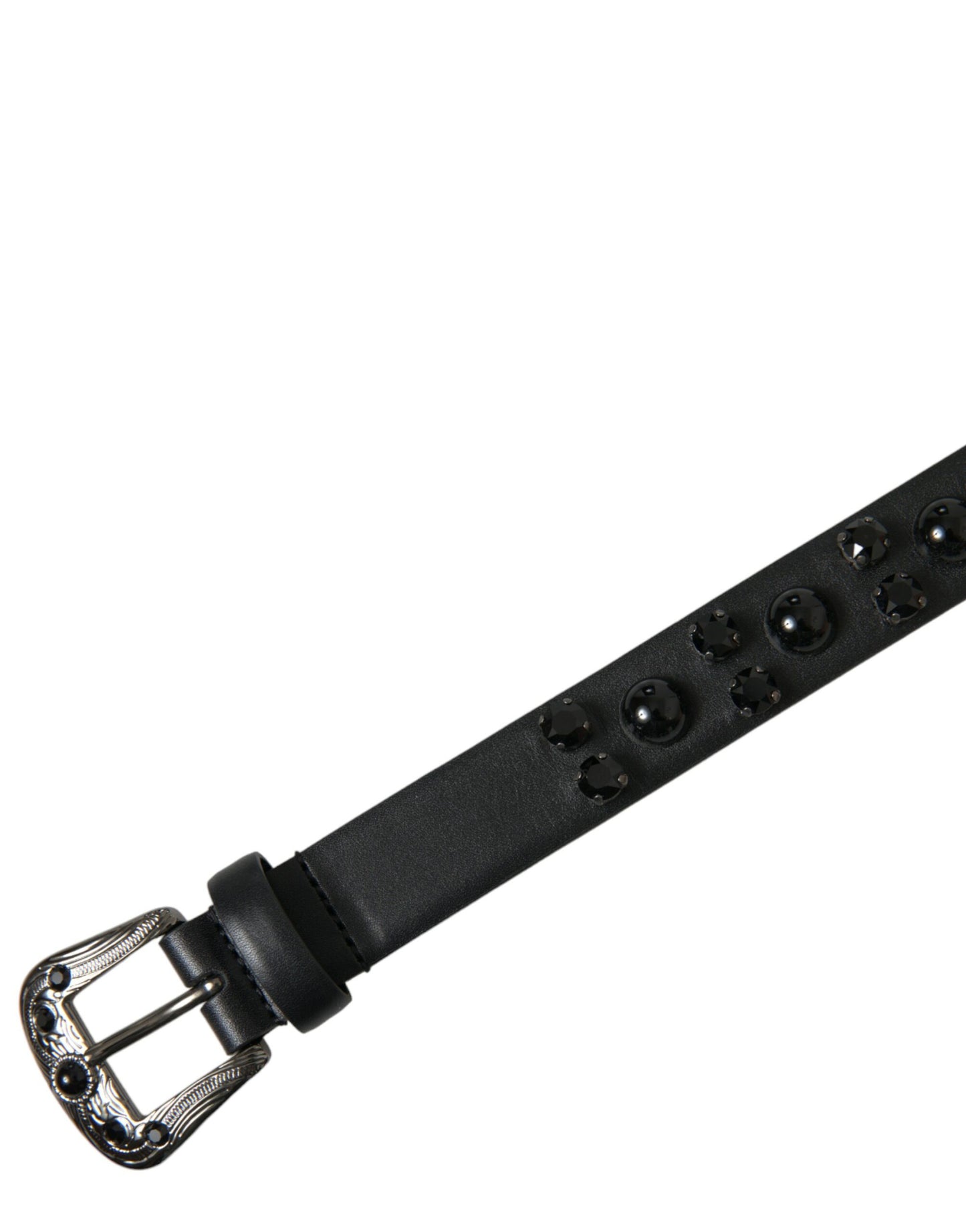 Dolce & Gabbana Engraved Logo Leather Waist Belt - KALAJ