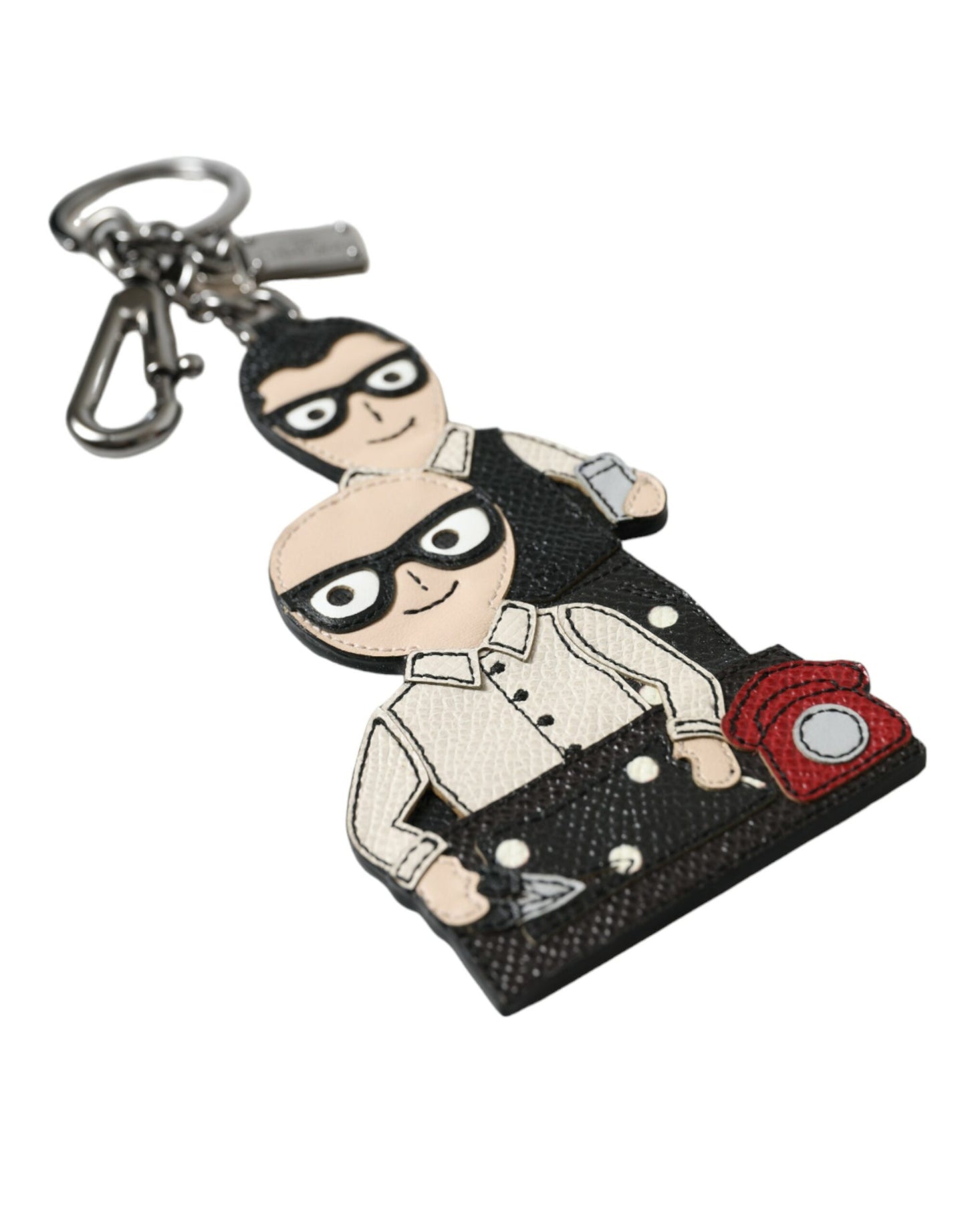 Dolce & Gabbana Elegant Multicolor Leather Keychain - KALAJ