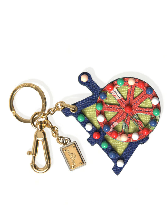 Dolce & Gabbana Multicolor Cellulose Designer Keychain - KALAJ