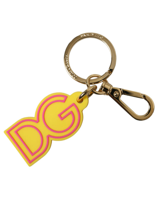 Dolce & Gabbana Chic Yellow Gold Keychain Charm - KALAJ