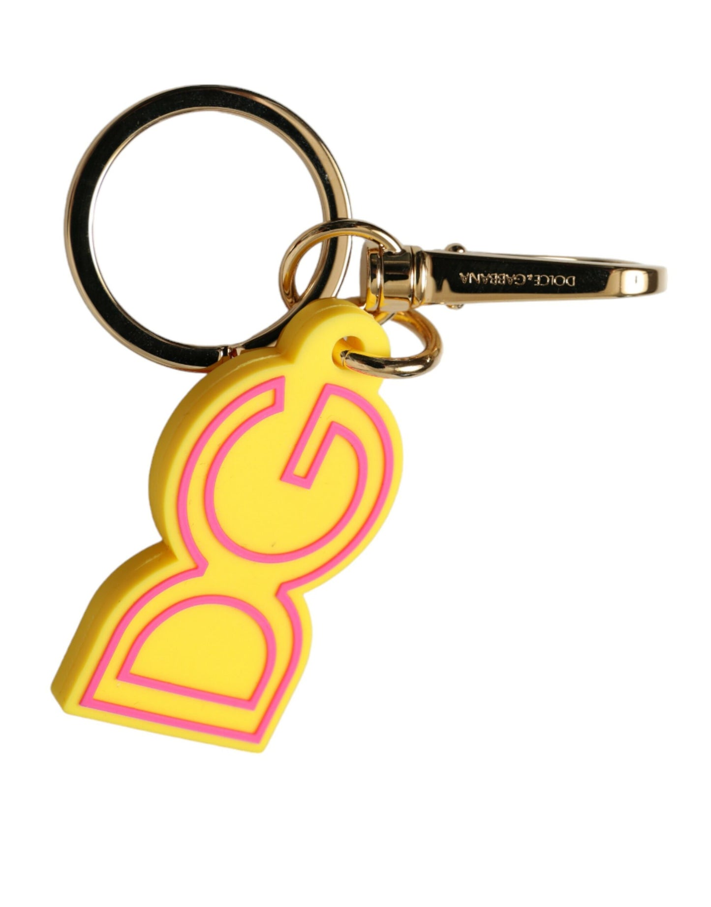 Dolce & Gabbana Chic Yellow Gold Keychain Charm - KALAJ