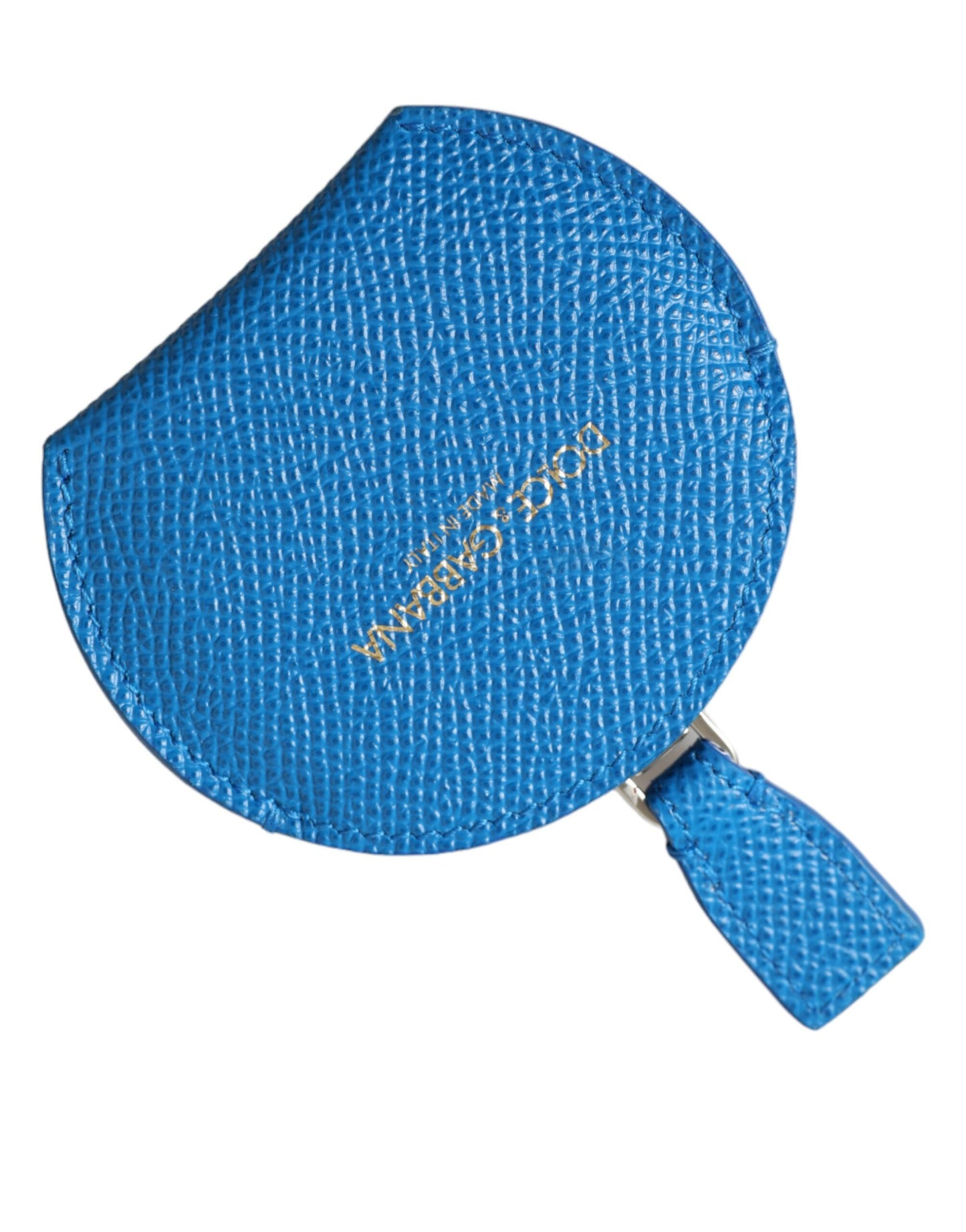 Dolce & Gabbana Elegant Blue Leather Mirror Holder - KALAJ