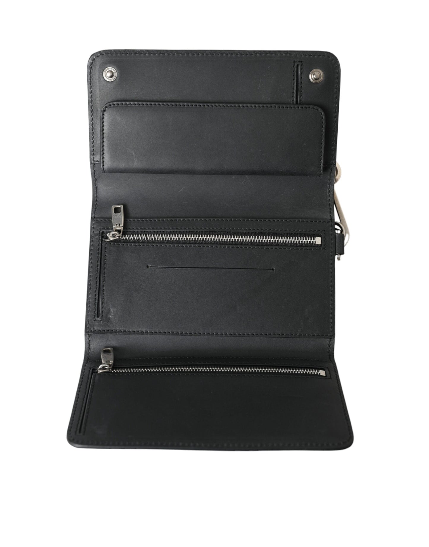 Dolce & Gabbana Elegant Black Leather Shoulder Bag - KALAJ